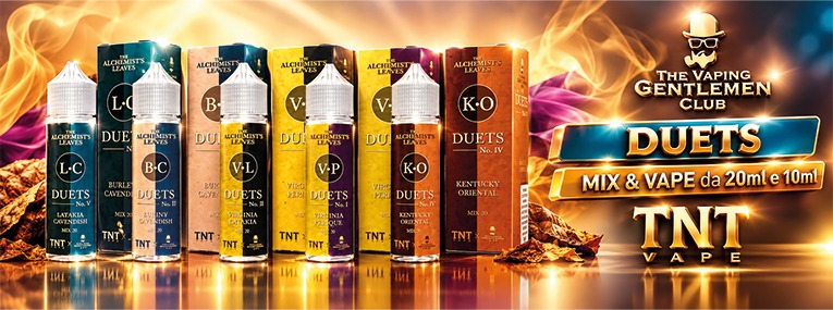 Linea Duets Alchemists Leaves Mix and Vape 10ml e 20ml The Vaping Gentlemen Club